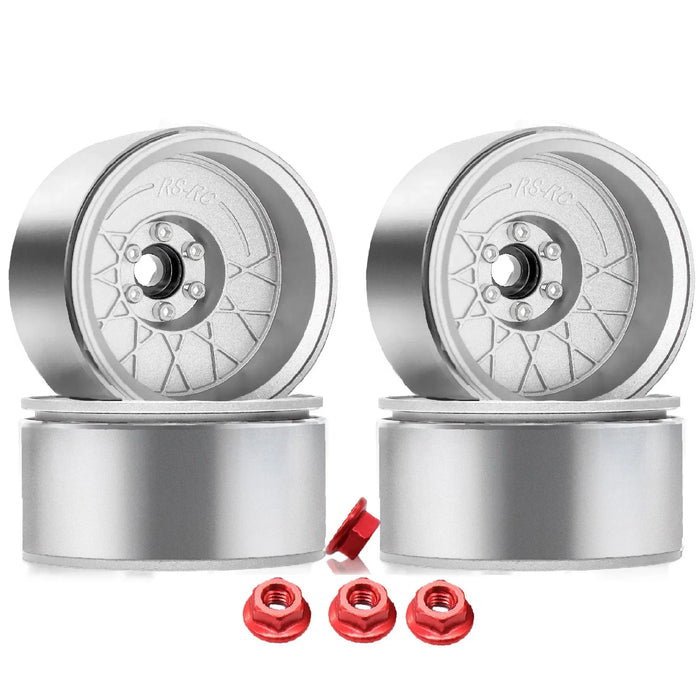 4PCS 2.2" 63x33mm 1/10 Crawler Beadlock Wheels (Metaal)