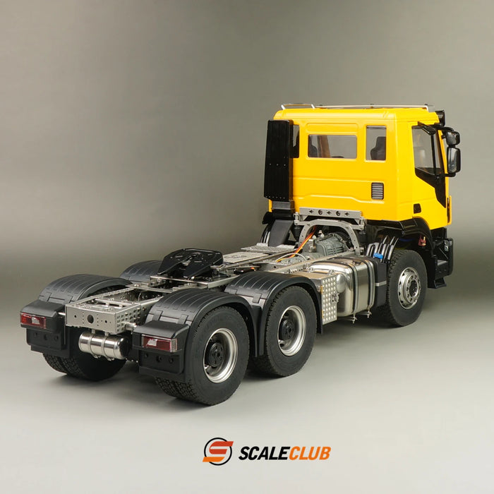 Scaleclub IVECO 6x6 Tracteur Camion Rouleau 1/14 (Métal)