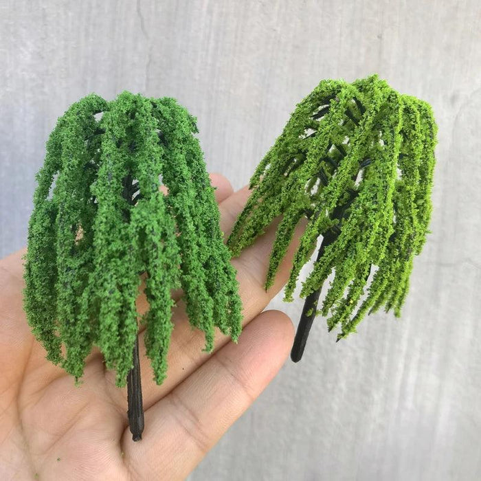 10PCS 6.5-9.5cm Simulation Willow Model