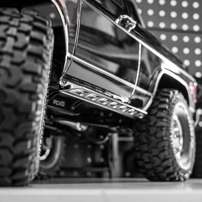 INJORA Marchepieds latéraux pour FMS FCX10 1/10 (Aluminium)