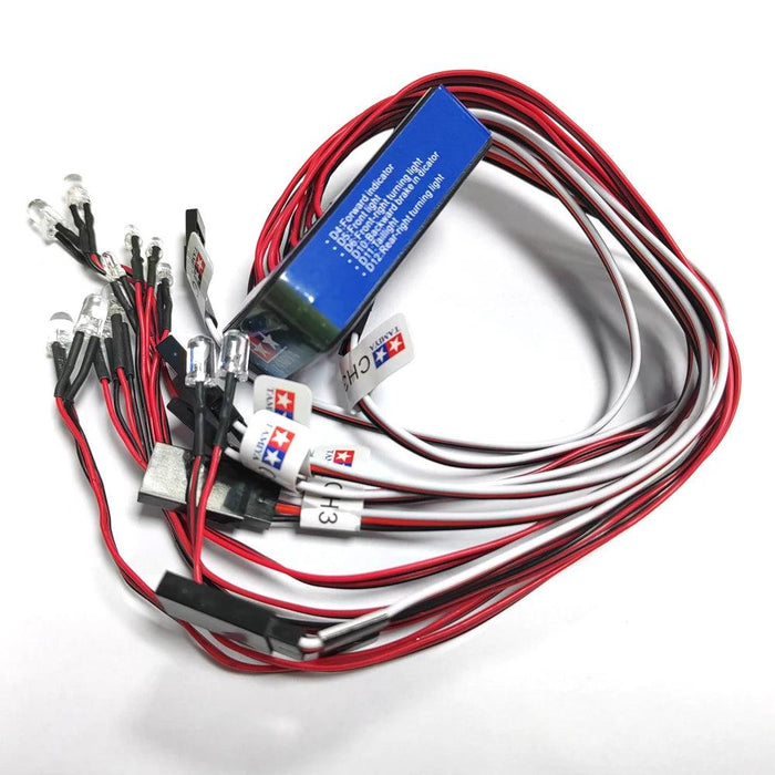 12 LED Licht Steuerbares Doppelblinklicht Kit 1/10