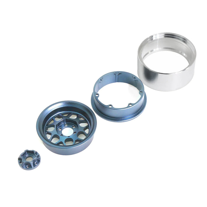 4PCS 2.2" 65x35mm 1/10 Crawler Beadlock Wheels (Metal)