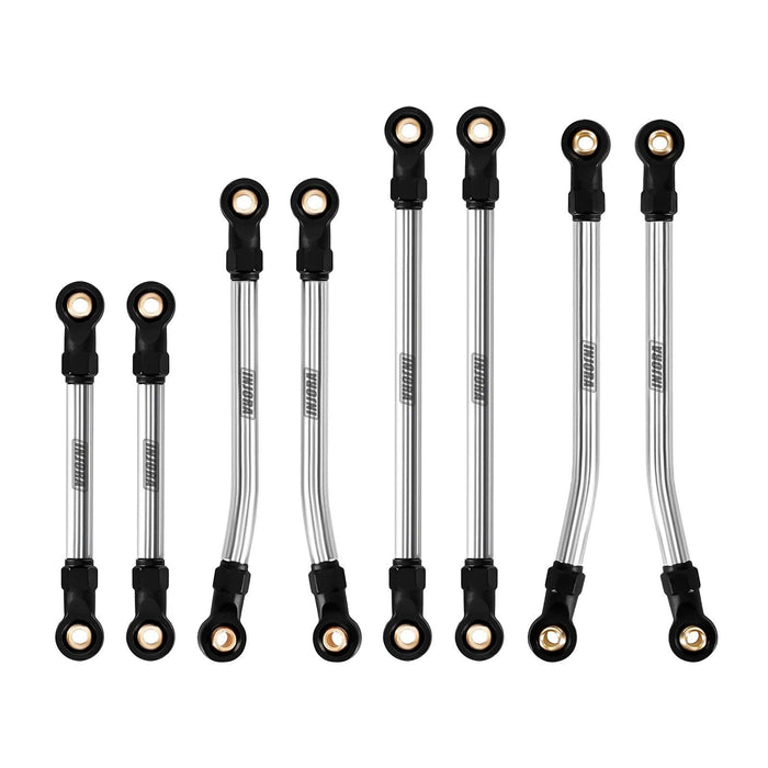 INJORA Ensemble de biellettes de direction à haute garde au sol pour Redcat Ascent-18 1/18 (RVS)