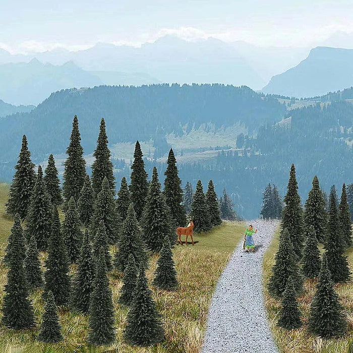 40 pièces de pins modèles à l'échelle HO O N Z (plastique)