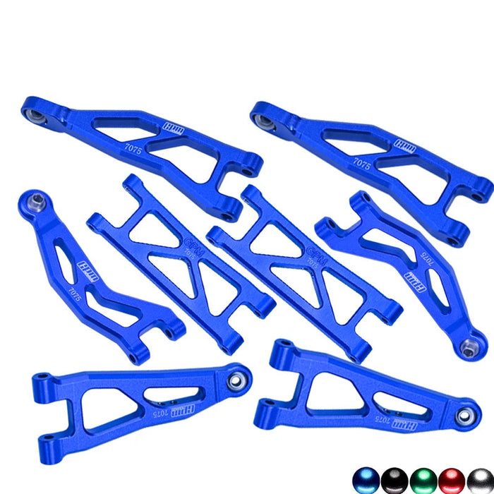 GPM Front & Rear Suspension Arms Set for ARRMA Granite, Typhon Grom 1/18 (AL)