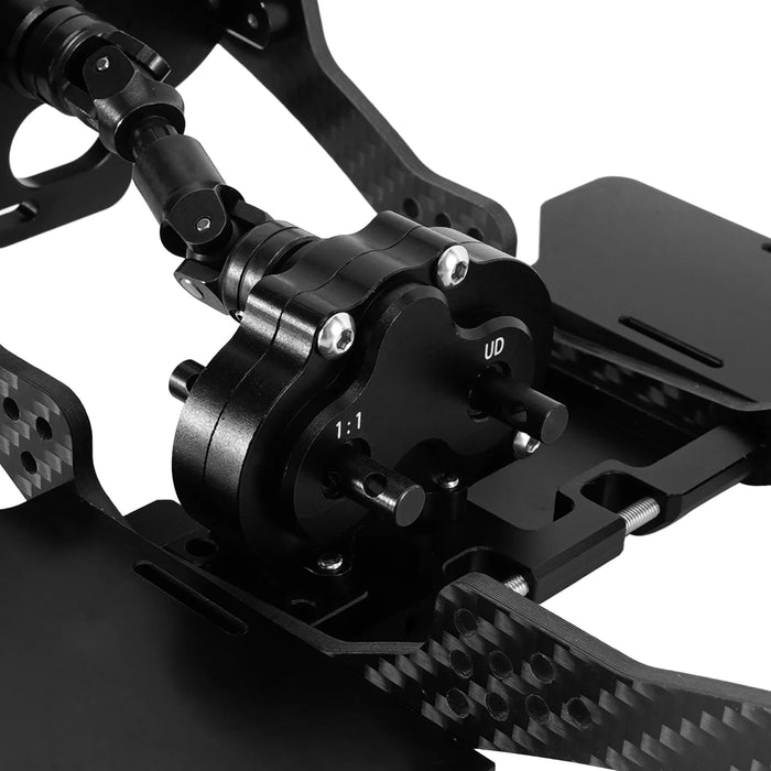 Front Mounted Transmission LCG Carbon Fiber Chassis Kit 1/10 Crawlers (INC-10F)