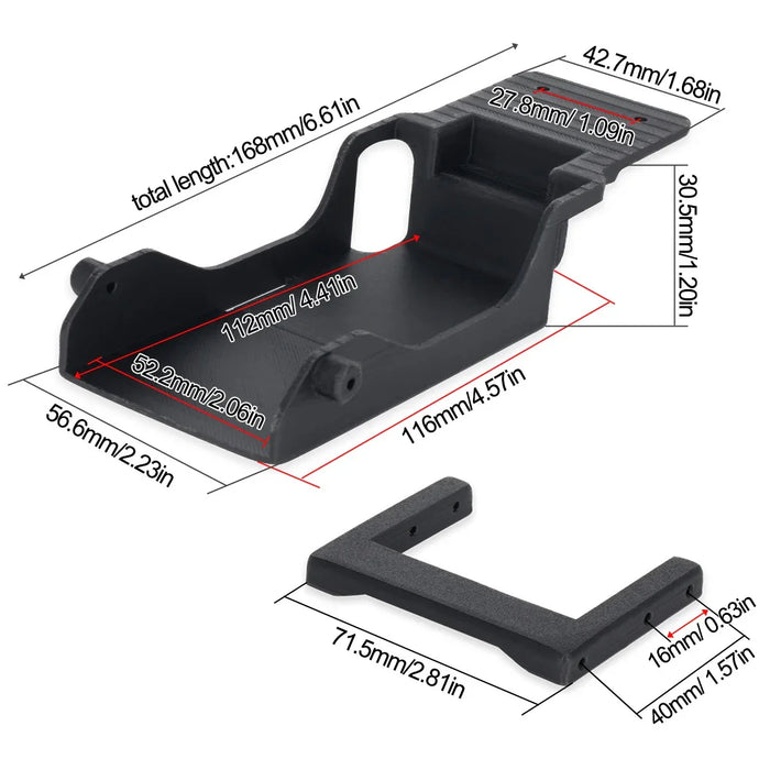Battery Case Low Center Gravity for Traxxas TRX4 TRX6 1/10