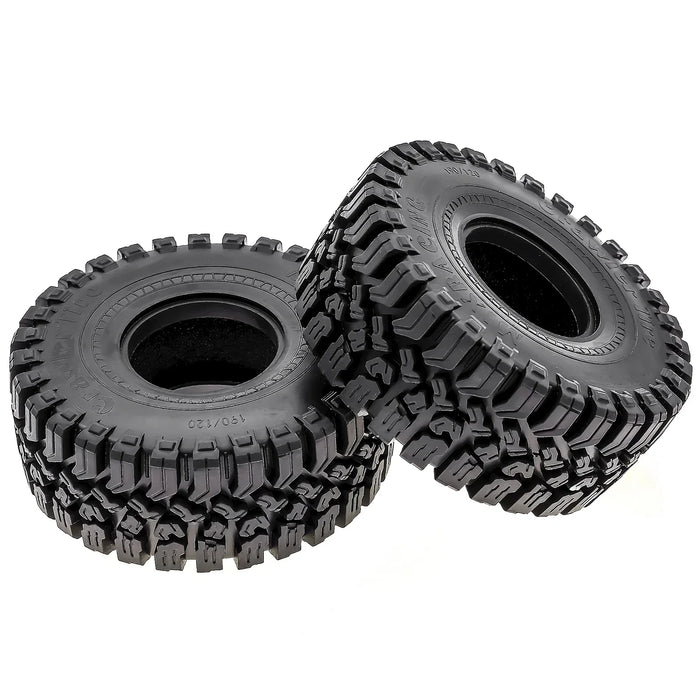 4PCS 1.9" 120x48mm 1/10 Crawler Tires (Rubber)