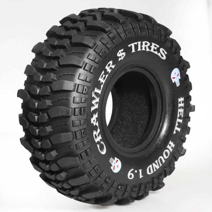 4PCS 1.9" 118x48mm 1/10 Crawler Tires (Rubber)