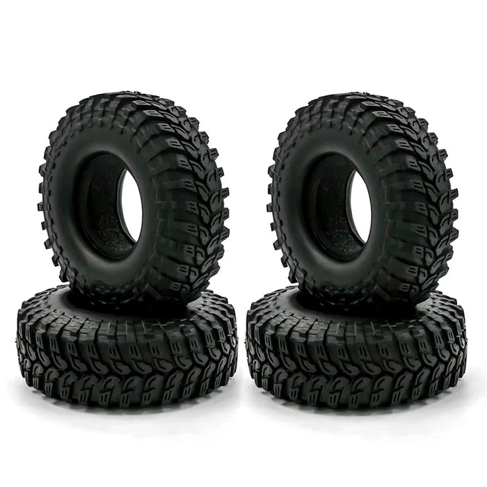 4PCS 1.9" 115x40mm 1/10 Crawler Tires w/ Foam Inserts