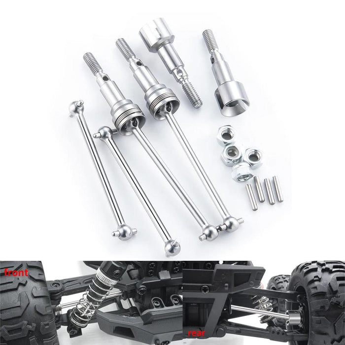 Front & Rear Drive Shaft CVD for Haiboxing HBX 16889A 1/16 (Metaal)