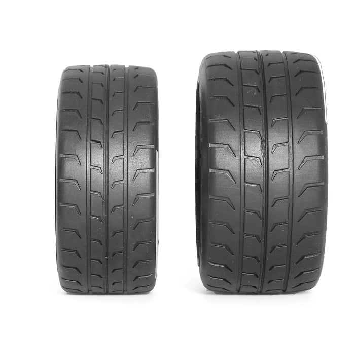 4PCS 102/107x45mm 1/7 Wheels Set (Plastic, Rubber)