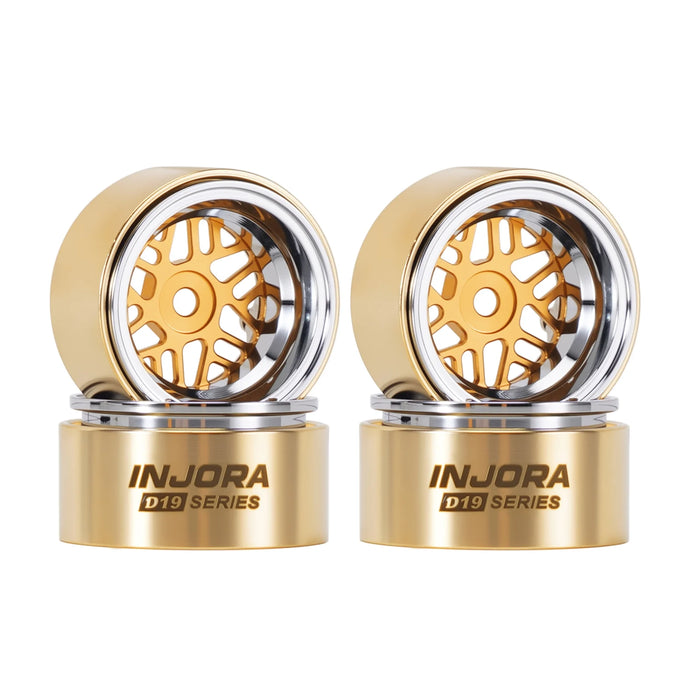 INJORA 4PCS 0.7" 19x10.8mm ModuWheel Wheels Rims 1/30