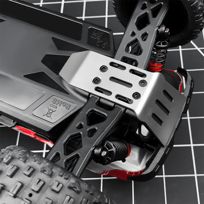 Front & Rear Chassis Armor Protector for Arrma Granite Grom 1/18 (RVS)