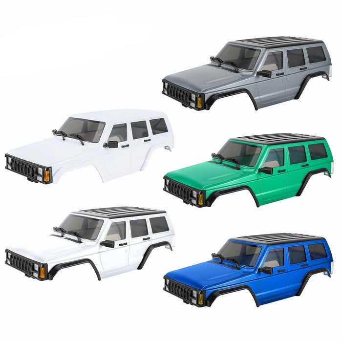 INJORA Carrosserie Hardtop Cherokee 155mm pour Traxxas TRX4M 1/18 (ABS)