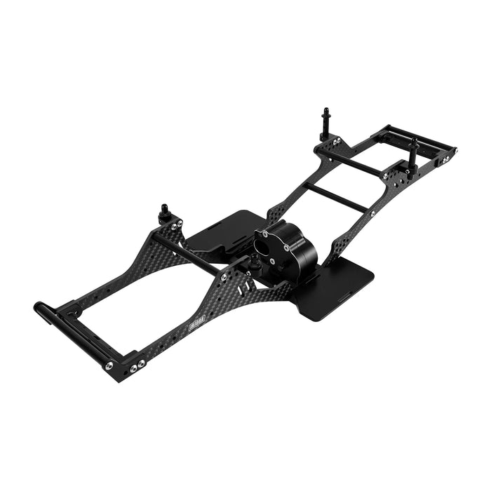 LCG Carbon Fiber Chassis Kit with Center Transmission 1/10 Crawlers (INC-10C)