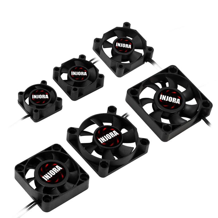 INJORA 25/30/35/40/45/50mm ESC Cooling Fans