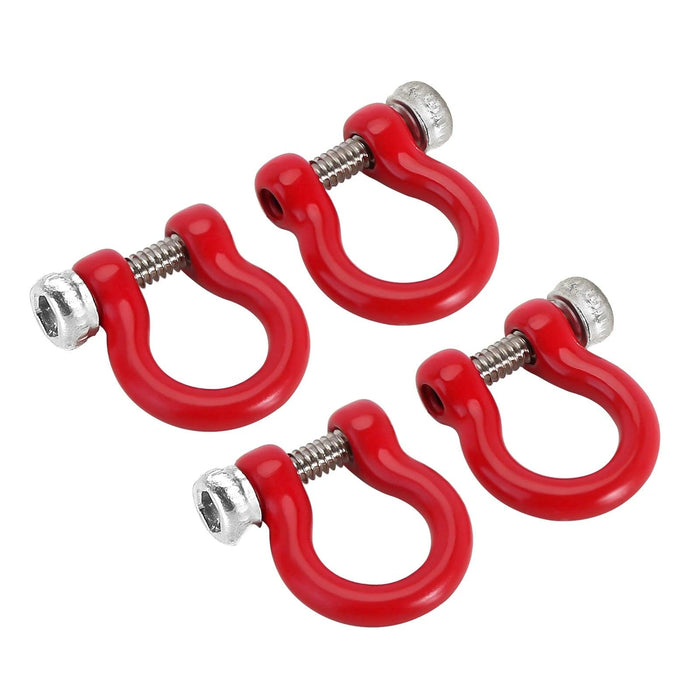 INJORA D Rings Tow Hooks with M1.4 Screws 1/18