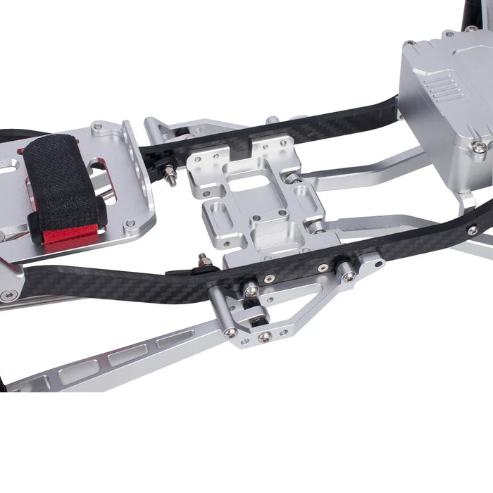 Twin I-Beam 2WD Pre-Runner Chassis Kit for Axial SCX10 I II III Pro TRX4 Capra 1/10 (Metaal)