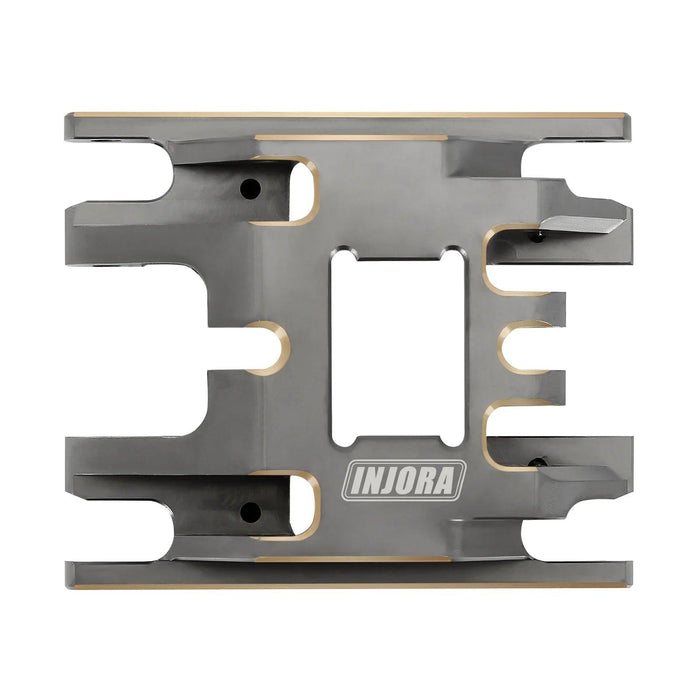 INJORA Skid Plate Transmission Mount for Traxxas TRX4M 1/18 (Brass)