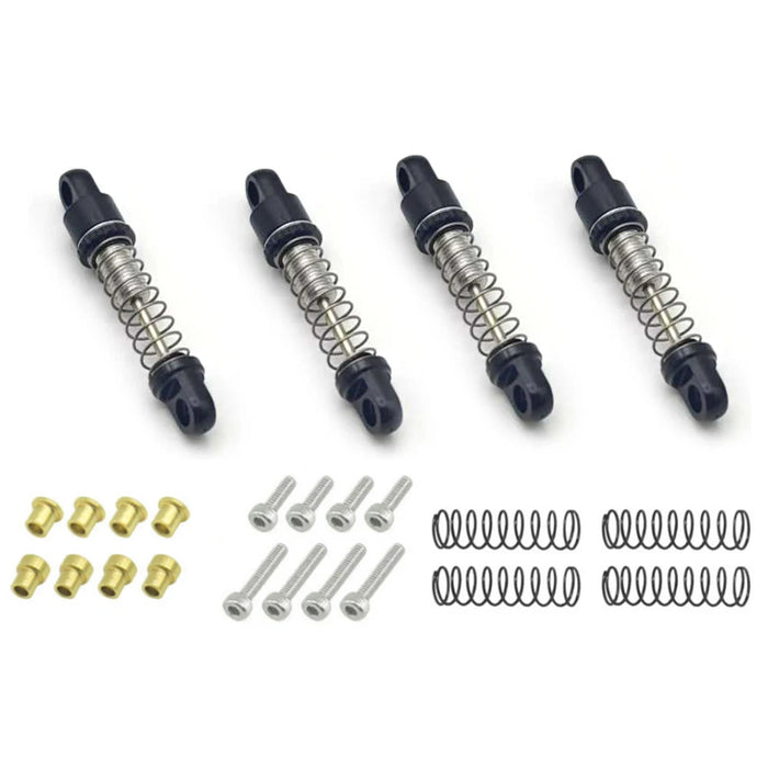 4PCS Shock Absorber 21.5/25mm for Axial SCX30 1/30 (Alu)