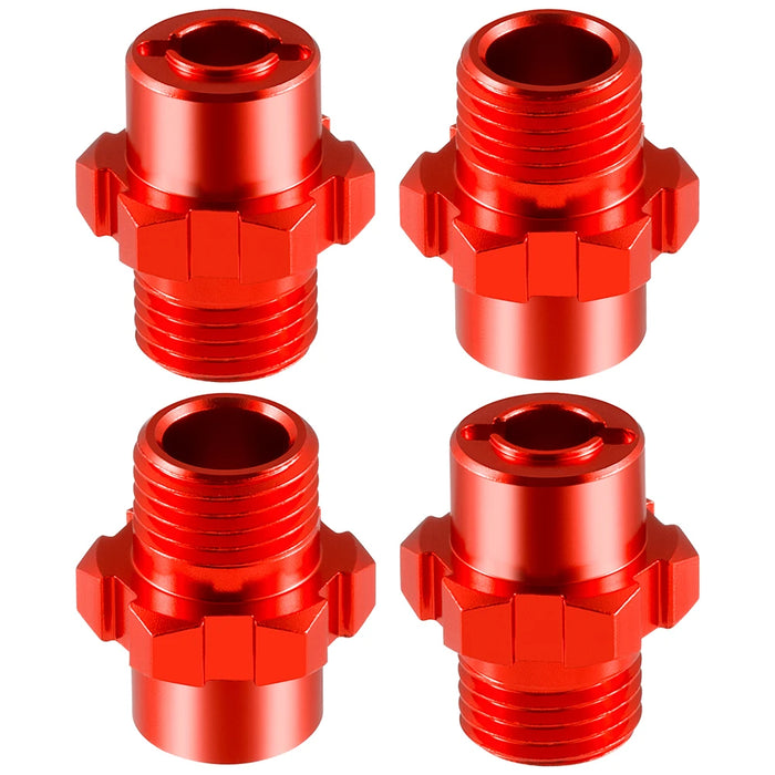 4PCS Hex Wheel Hub Adapters for Traxxas Jato VXL-2S 1/8 (Alu)