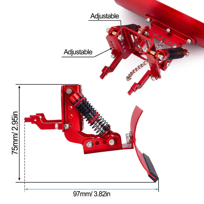 Adjustable Snow & Sand Shovel for TRX4M & SCX24 1/18 1/24 (Alu)