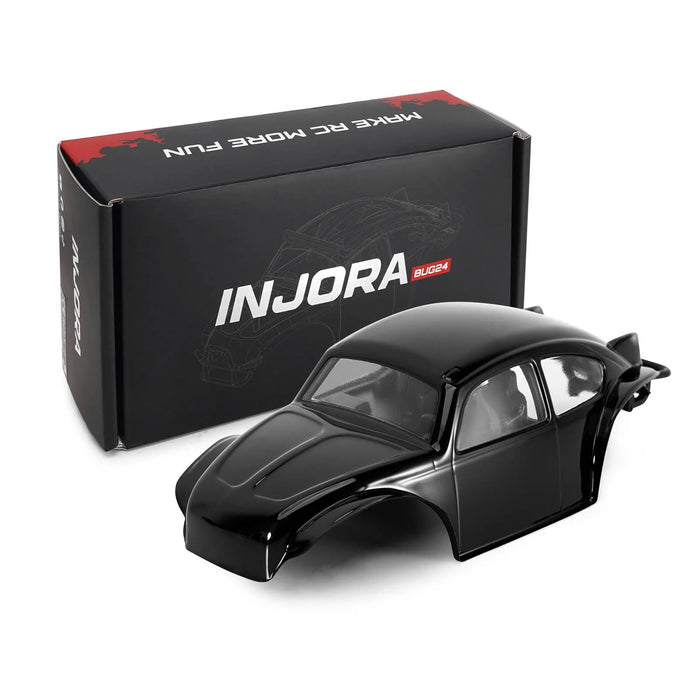INJORA BUG24 Karosserie mit Überrollkäfig für Axial SCX24 C10 JLU Bronco 1/24