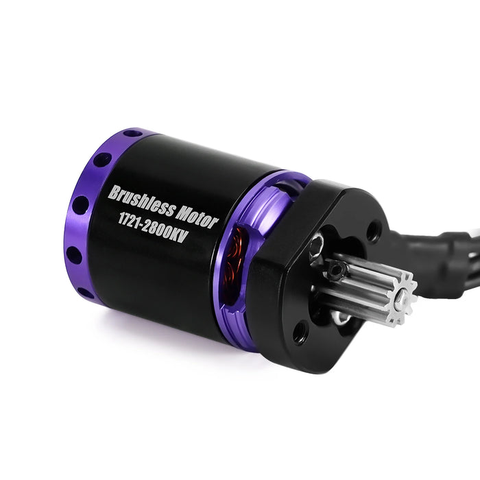 INJORA 11T Motor Pinion for 1721 Purple Viper Brushless Motor (RVS)