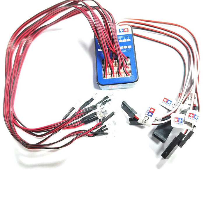 12 LED Licht Steuerbares Doppelblinklicht Kit 1/10