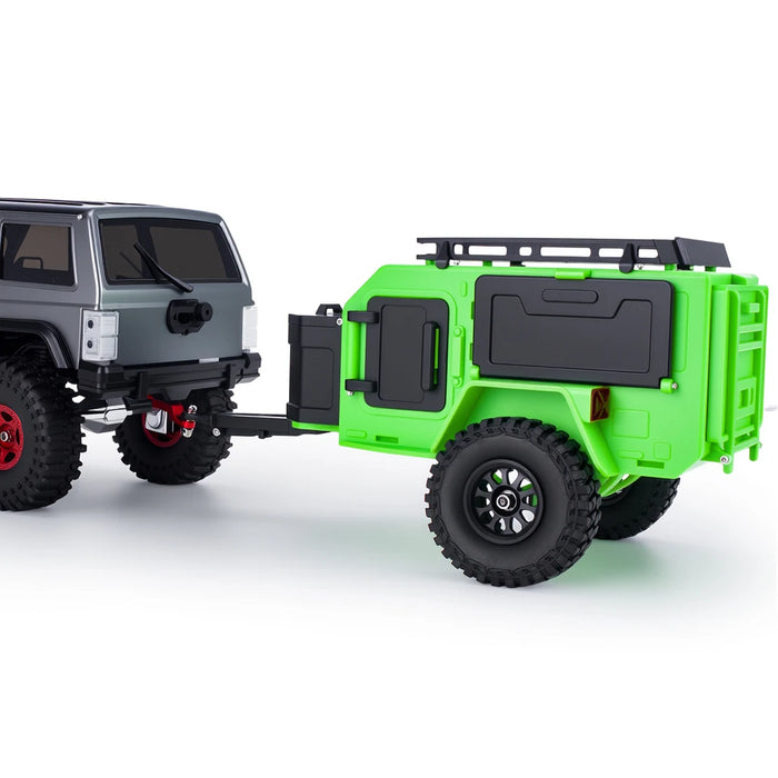 Off-Road Camping Trailer, Utility Trailer w/ Stickers 1/18 1/24