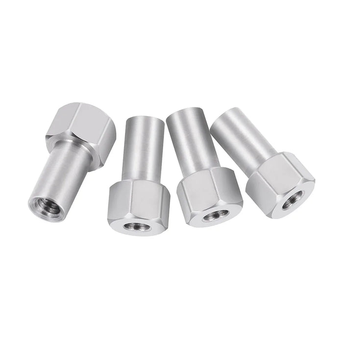 4PCS Adaptateur hexagonal étendu 2mm/3mm/5mm pour Axial SCX24 FCX24M 1/24 (RVS)