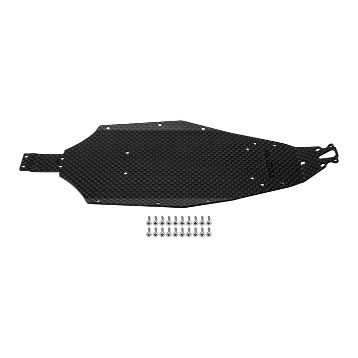 INJORA Chassis Plate for Losi Mini-B Buggy 1/16 (Koolstofvezel / Gesmede koolstofvezel)