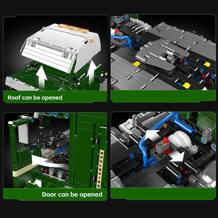 Mould King 13202 K100 Aerodyne Camion Tracteur Blocs de Construction (2181 Stukken)