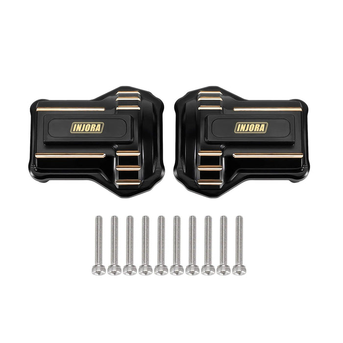 INJORA 55g Differential Axle Cover for FMS FCX10 1/10 (Brass)