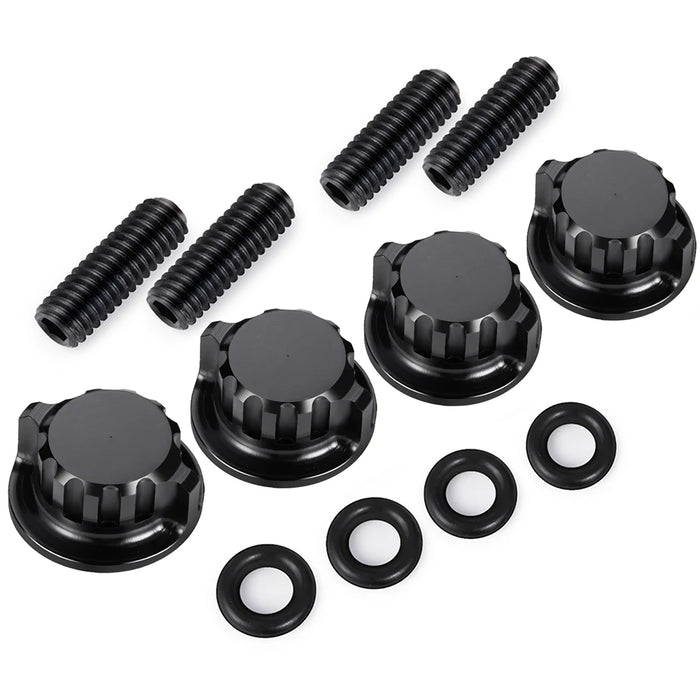 4PCS Body Mount Thumb Screw Nuts for Traxxas Slash 2WD 1/10 (Alu)