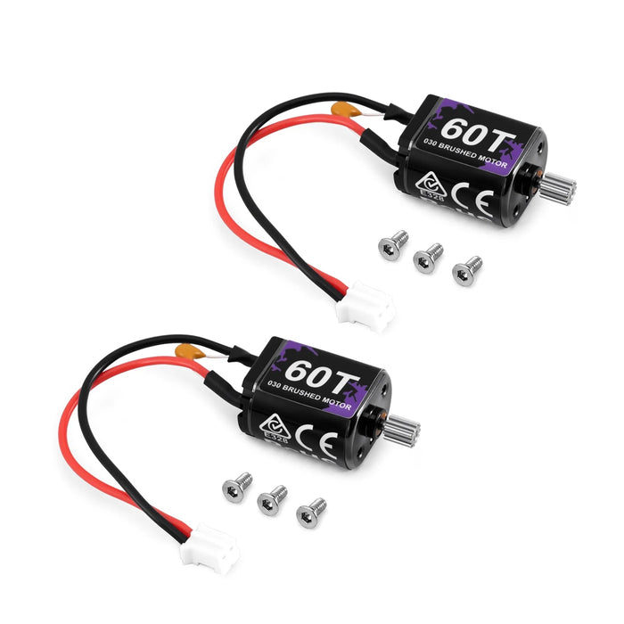 INJORA 2PCS 60T 030-Size Brushed Motor