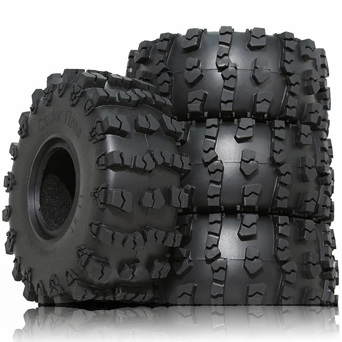 4PCS 2.2" 150x58mm 1/10 Crawler Tires (Rubber)