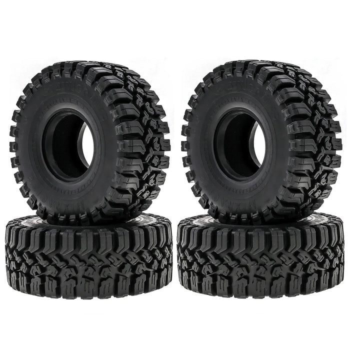 4PCS 1.9" 120x48mm 1/10 Crawler Tires (Rubber)