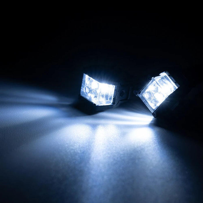 Simulation Led Light Spotlight Headlamp w/ Bracket 1/10