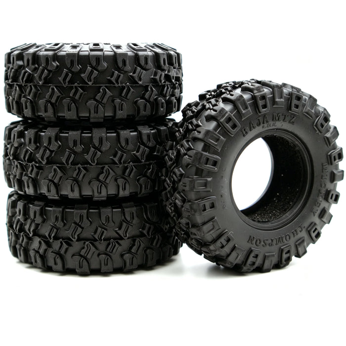 TxxRcss 4PCS 1.0" 52x19mm Sticky Soft Crawler Tires 1/18/24 (Alu)