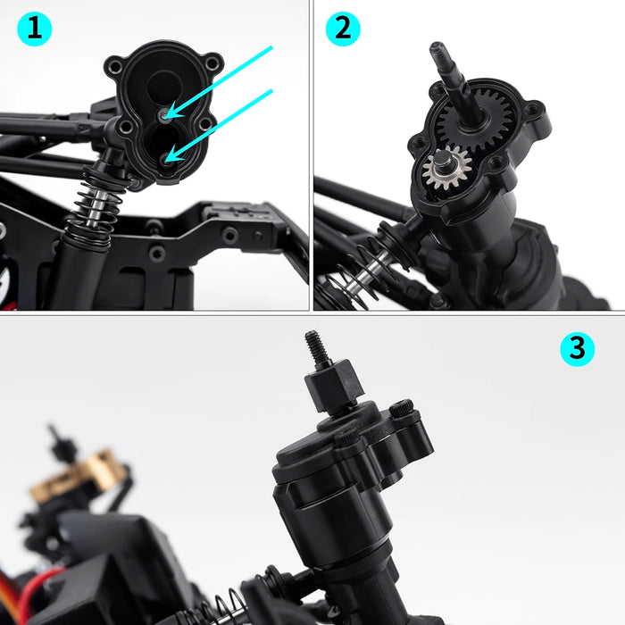 Rear Cup for Redcat Ascent 1/18 (Messing)