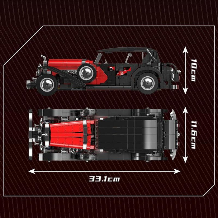 Mould King 10114 The T50 Vintage Car Model (1308 Stukken)