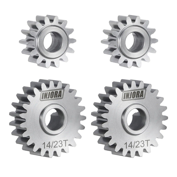 Ensemble d'engrenages de portail INJORA pour Redcat Ascent-18 1/18 (RVS)