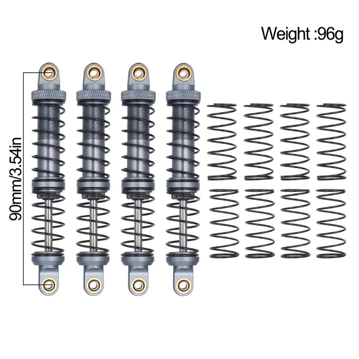 70mm-120mm Shock Absorber for Axial, Traxxas 1/10 (RVS)