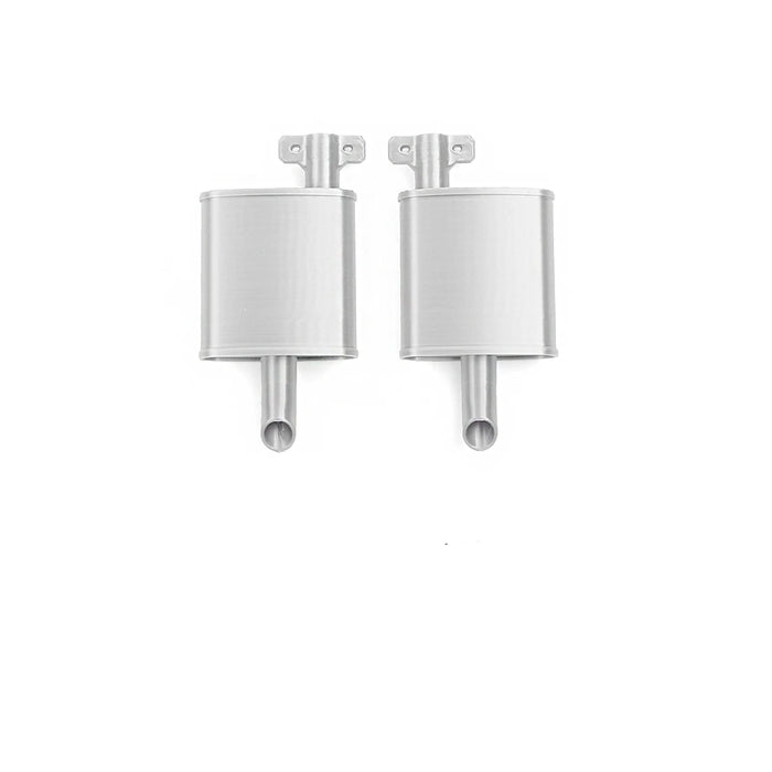Bavettes pare-boue et silencieux d’échappement arrière RCDream pour FMS FCX10 1/10