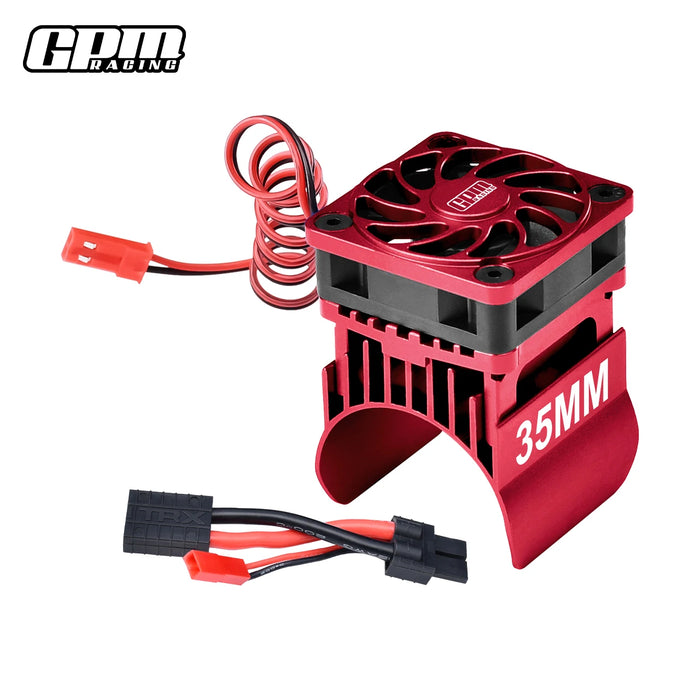 Ventilateur de refroidissement GPM & dissipateur thermique moteur 35mm pour TRAXXAS Mini Maxx 1/10 (AL)