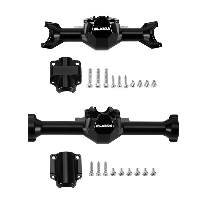 INJORA Front & Rear Axle Housing Set for Axial SCX30 1/30 (Alu)