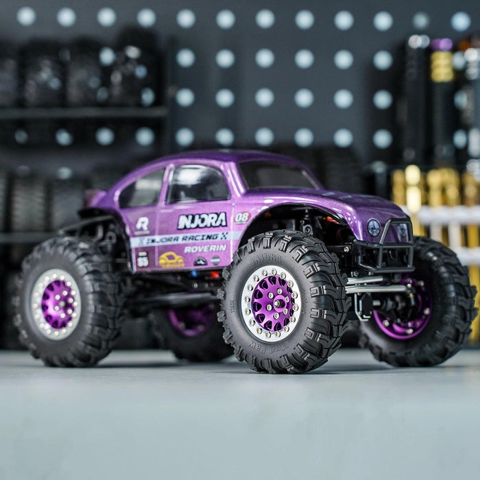 INJORA BUG24 Karosserie mit Überrollkäfig für Axial SCX24 C10 JLU Bronco 1/24