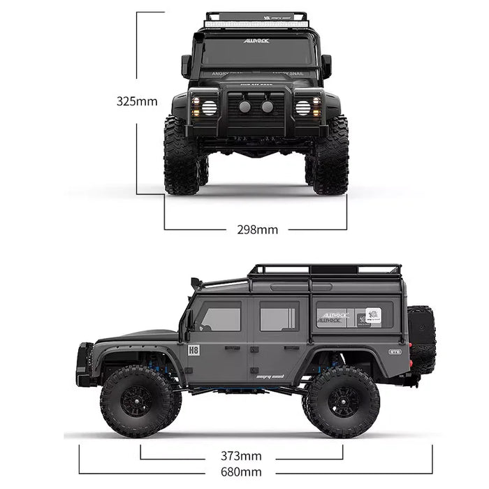 MJX Hyper GO H8H V2 Défenseur 1/8 Crawler RTR